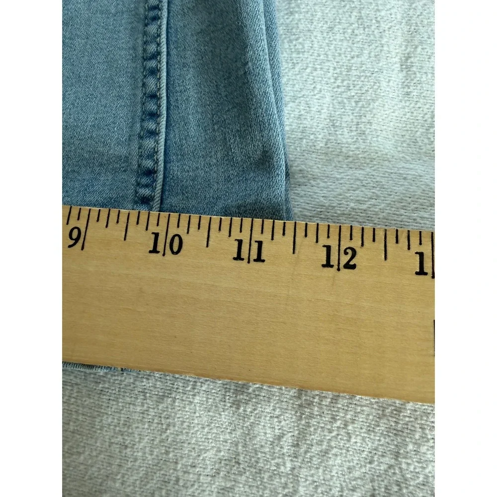 Free People Penny Pull-On Boho Y2K Flare Jeans Light Wash Blue Denim 29 Short
